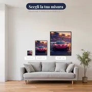 Monoposto Rossa sulla Griglia – misure disponibili