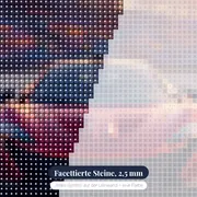 Rennwagen auf der Startaufstellung – Nahaufnahme der Steine