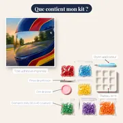 Casque de pilote au reflet du circuit – contenu du kit