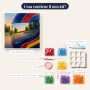 Casco da Corsa Riflesso sul Circuito – contenuto del kit