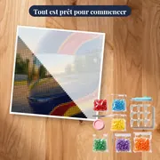 Casque de pilote au reflet du circuit – kit prêt à commencer