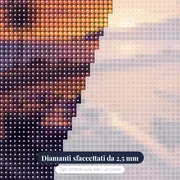 Monoposto al Tramonto sulla Costa – primo piano dei diamanti
