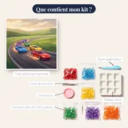Départ de course étincelant – contenu du kit