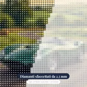 Auto da Corsa Verde Anni Sessanta – primo piano dei diamanti