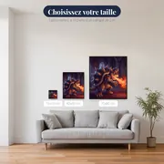 Vilain à carapace crachant du feu – tailles disponibles