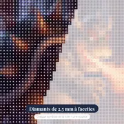 Vilain à carapace crachant du feu – gros plan des diamants