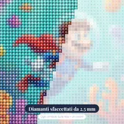 Eroe idraulico in immersione tra coralli – primo piano dei diamanti