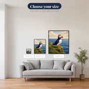 Puffin on a Grassy Cliff – available sizes