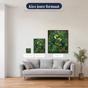 Twee toekans op een tak – beschikbare formaten