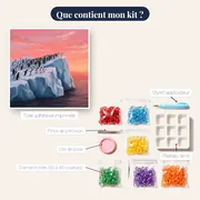 Colonie de manchots sur iceberg – contenu du kit