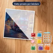 Autopompa Rossa tra Luci Blu – kit pronto per iniziare