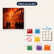 Brave Firefighters Against the Burning Building – kit contents