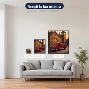 Camion dei pompieri d'epoca in caserma – misure disponibili