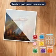Hélicoptère bombardier d'eau en plein largage – kit prêt à commencer