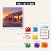 Sunrise Fire Station Trucks Ready – kit contents