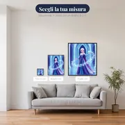 Regina dei ghiacci con treccia di platino – misure disponibili