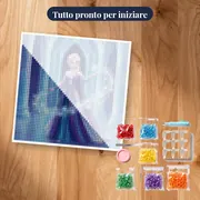 Regina dei ghiacci con treccia di platino – kit pronto per iniziare