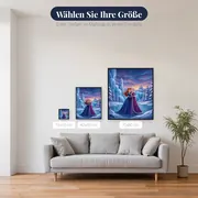 Zwei Schwestern im Wintermärchen – verfügbare Größen