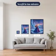 Sorelle principesse in abbraccio nel ghiaccio – misure disponibili