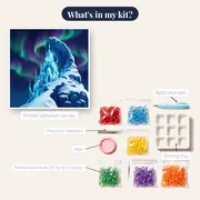 Ice Castle Under Northern Lights – kit contents