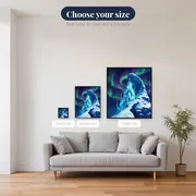 Ice Castle Under Northern Lights – available sizes
