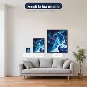 Castello di ghiaccio sotto l'aurora – misure disponibili