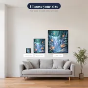 Enchanted Winter Forest Ice Waterfall Spirits – available sizes