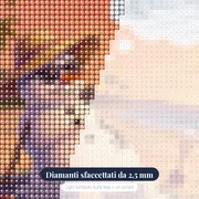 Pupazzo di neve in vacanza al mare – primo piano dei diamanti