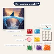 La reine sur le pont de glace – contenu du kit