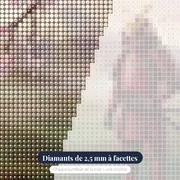 Guerrier samouraï sous les cerisiers en fleurs – gros plan des diamants