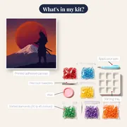 Samurai Before Red Sun and Mount Fuji – kit contents