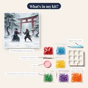 Silent Duel Beneath the Torii – kit contents