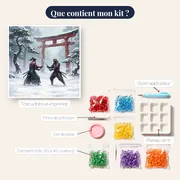 Duel de samouraïs sous la neige – contenu du kit