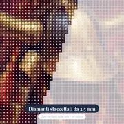 Elmo Samurai con Corna Dorate – primo piano dei diamanti