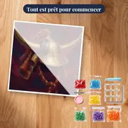 Casque de samouraï aux cornes dorées – kit prêt à commencer