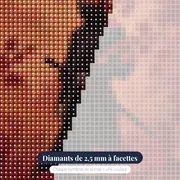 Ninja au katana sous les érables rouges – gros plan des diamants
