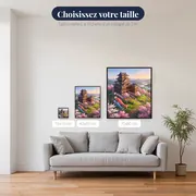 Château samouraï aux bannières de carpes – tailles disponibles