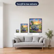 Van Hippie Fiorito su Strada di Campagna – misure disponibili