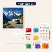 Snowy Mountain Pass Motorhome Journey – kit contents