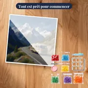 Camping-car au col enneigé – kit prêt à commencer