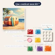 Caravane Rétro, Planches de Surf – contenu du kit