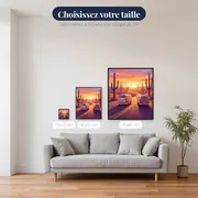 Van, cactus et lever de soleil – tailles disponibles