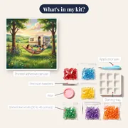 Family Caravan Meadow Camp – kit contents