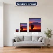 Maasai-krijger voor de Kilimanjaro – beschikbare formaten