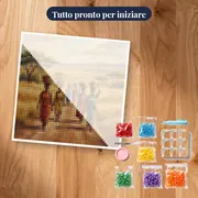 Donne Africane con Ceste sulla Savana – kit pronto per iniziare