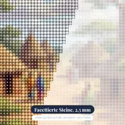 Runde Hütten unter weitem Himmel – Nahaufnahme der Steine
