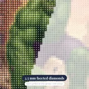 Giant Green Hero City Smash – diamond close-up