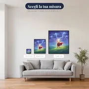 Eroe Biondo con Martello e Fulmini – misure disponibili