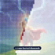 Blond Hero Calling Lightning on a Hill – diamond close-up