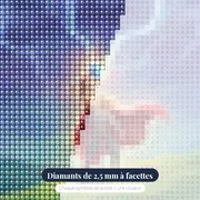 Héros blond invoquant la foudre – gros plan des diamants